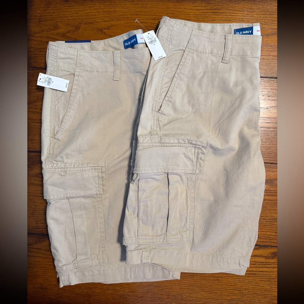 Old Navy Khaki Cargo Shorts